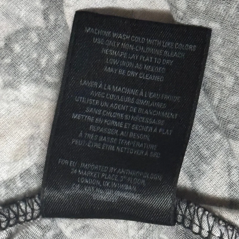 Maeve Anthropologie Womens Leslie Midi Paisley Faux Wrap V-Neck Dress Black S - Picture 8 of 9